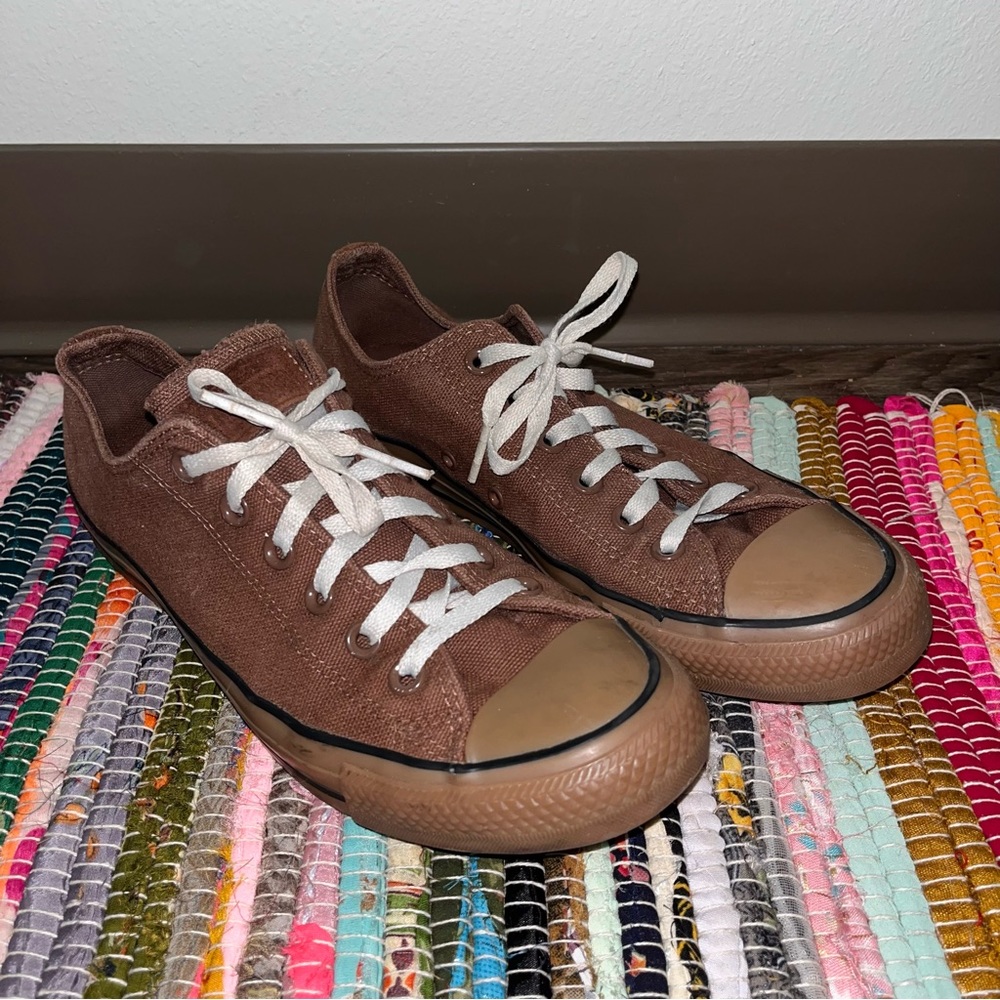 Brown Low-Top Converse